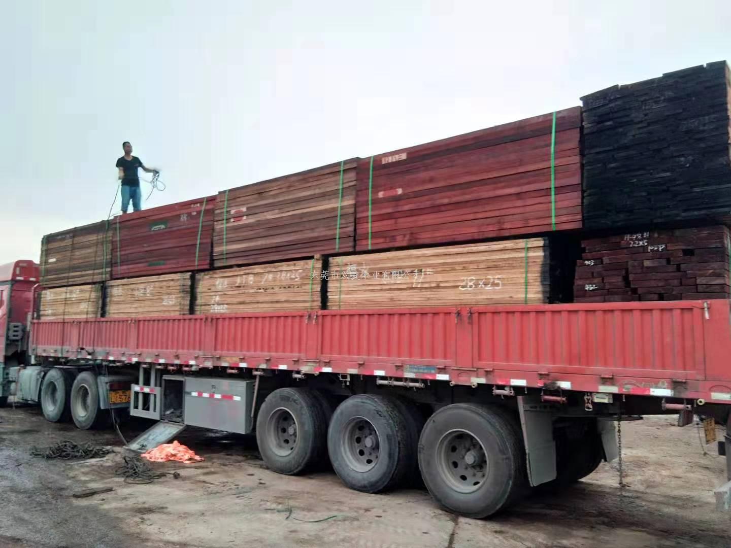 雙發(fā)木業(yè)巴花、紅花梨、沙比利迅速補貨裝柜，馬上到倉。
